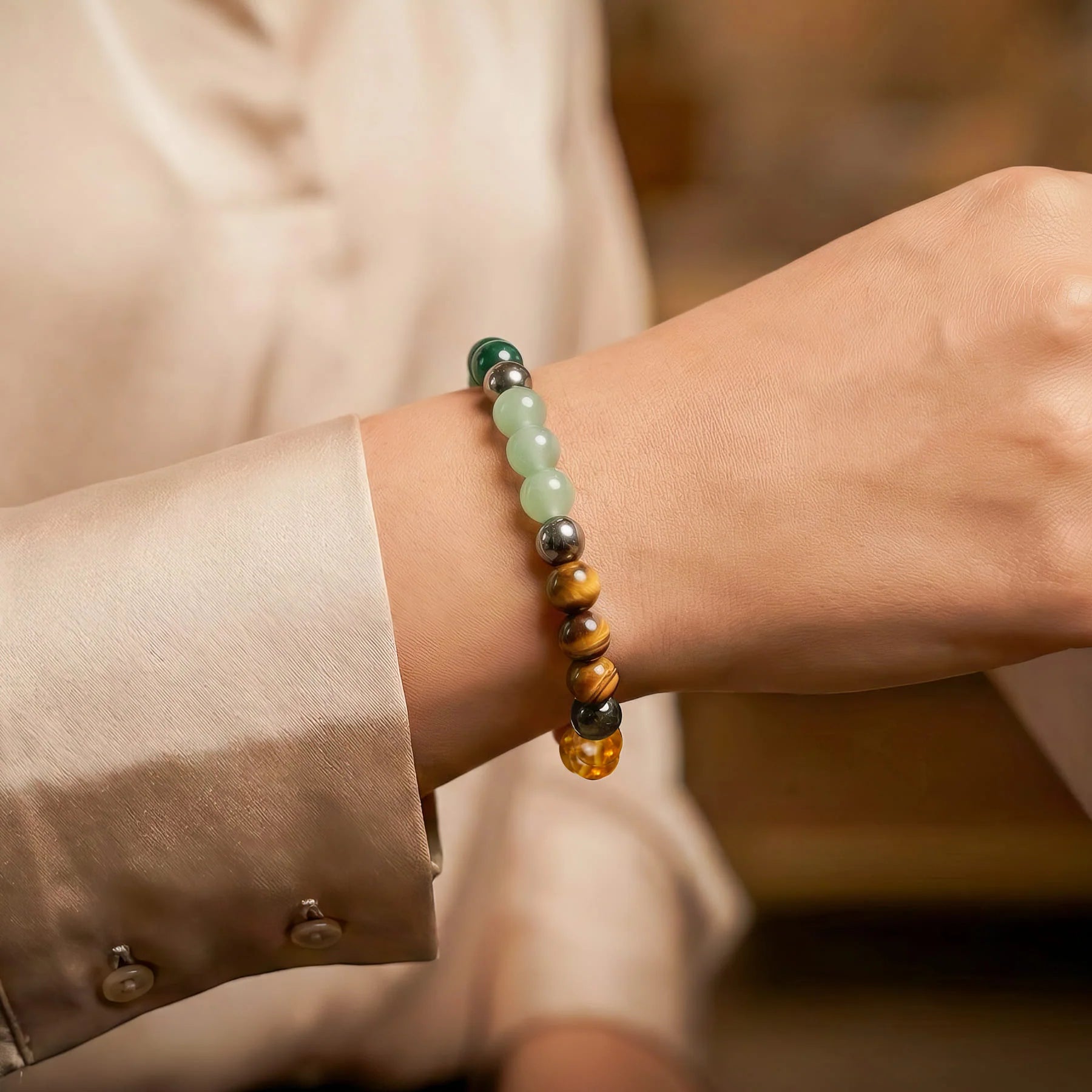 Original Dhan Yog Bracelet Free Selenite Plate